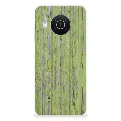 Nokia X10 | X20 | Bumper Hoesje | Green Wood