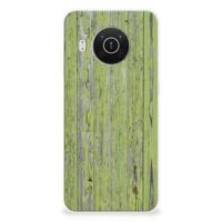 Nokia X10 | X20 | Bumper Hoesje | Green Wood