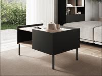 Salontafel JULIE 90 cm acacia/zwart