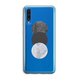 Marmeren cirkels: Samsung Galaxy A50 Transparant Hoesje