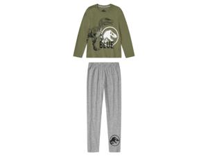Peuter pyjama (98/104, groen/grijs Jurassic World)