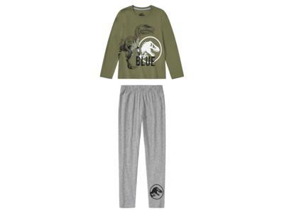 Peuter pyjama (98/104, groen/grijs Jurassic World)