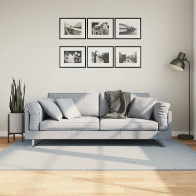 VidaXL Vloerkleed huarte laagpolig zacht wasbaar 140x200 cm blauw