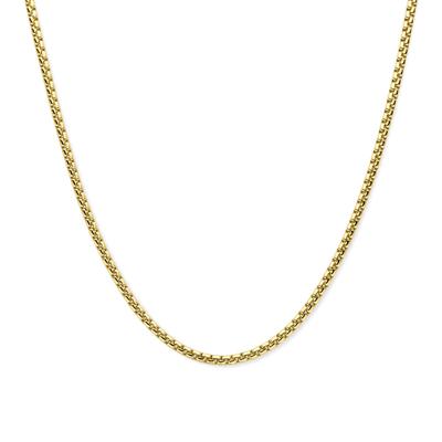14K Geelgouden Collier met Venetiaanse Schakel - 50 cm Draaglengte, 4.3 mm Schakelbreedte