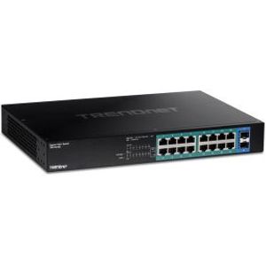 Trendnet TPE-TG182 netwerk-switch Zwart