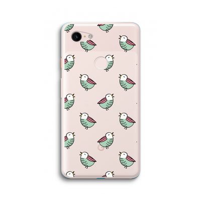 Vogeltjes: Google Pixel 3 XL Transparant Hoesje
