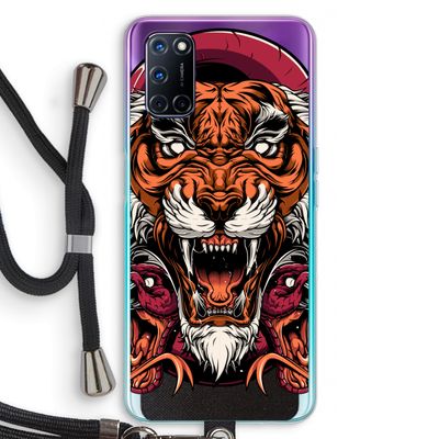 Tiger and Rattlesnakes: Oppo A92 Transparant Hoesje met koord