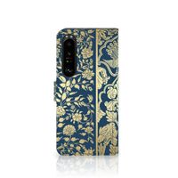 Sony Xperia 1 IV Hoesje Beige Flowers - thumbnail