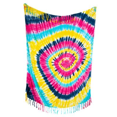 Katoenen Sarong Spiraal Kleurrijk (140 x 112 cm)