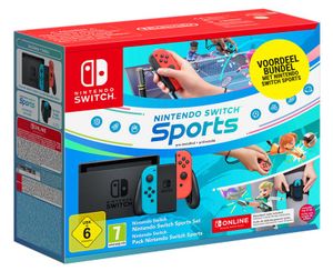 Nintendo Switch Sports Set draagbare game console 15,8 cm (6.2") 32 GB Touchscreen Wifi Blauw, Grijs, Rood