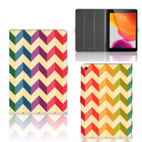 iPad 10.2 2019 | iPad 10.2 2020 | 10.2 2021 Tablet Hoes Zigzag Multi Color