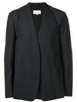 Maison Margiela blazer à design sans col - Noir