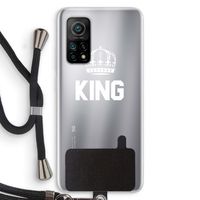 King zwart: Xiaomi Mi 10T 5G Transparant Hoesje met koord