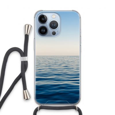 Water horizon: iPhone 13 Pro Transparant Hoesje met koord