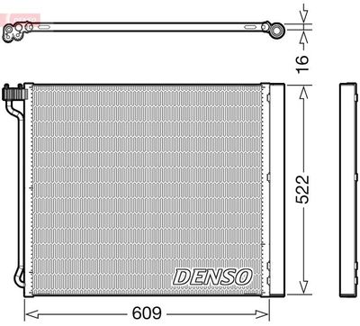 Condensor, airconditioning DCN05034