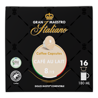 Gran Maestro Italiano - Cafe au Lait - 16 DG cups - thumbnail