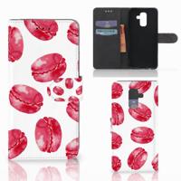 Samsung Galaxy A6 Plus 2018 | Book Cover | Pink Macarons
