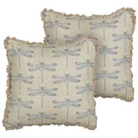 Beliani-CORNALES-Sierkussen set van 2-Beige-45 x 45 cm-Katoen