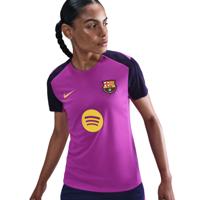 Nike FC Barcelona Strike Trainingsshirt 2025-2026 Dames Felpaars Donkerblauw Goud