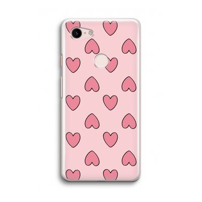 Ondersteboven verliefd: Google Pixel 3 Transparant Hoesje