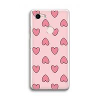 Ondersteboven verliefd: Google Pixel 3 Transparant Hoesje