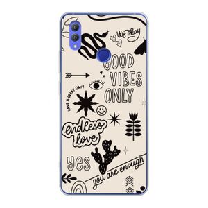 Good vibes: Honor Note 10 Transparant Hoesje