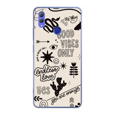 Good vibes: Honor Note 10 Transparant Hoesje