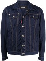 DSQUARED2 veste en jean à boutonnière - Bleu