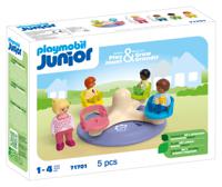 PLAYMOBIL Junior - Cijfercarrousel constructiespeelgoed 71701 - thumbnail