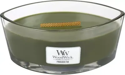 WoodWick ellipse candle frasier fir