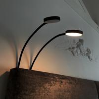 Bedlamp Sun Zwart (2 st.) incl trafo/verdeler/dimmer