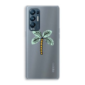 Palmboom: Oppo Find X3 Neo Transparant Hoesje