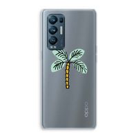 Palmboom: Oppo Find X3 Neo Transparant Hoesje