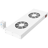 Digitus DN-19 FAN-2-HO 19 inch 2 x Ventilator voor patchkast 1 HE Grijs-wit (RAL 7035)