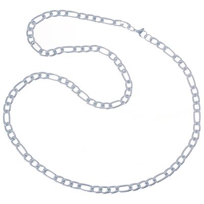 LGT Jewels Figaro Edelstaal ketting 6mm-66cm