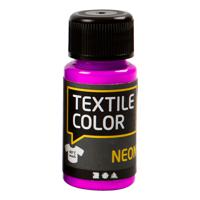 Creativ Company Textile Color Dekkende Textielverf Neon Paars, 50ml