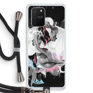 Camouflage de sommeil: Samsung Galaxy S10 Lite Transparant Hoesje met koord