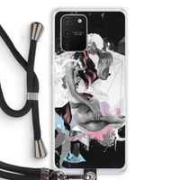 Camouflage de sommeil: Samsung Galaxy S10 Lite Transparant Hoesje met koord
