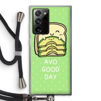 Avo Good Day: Samsung Galaxy Note 20 Ultra / Note 20 Ultra 5G Transparant Hoesje met koord