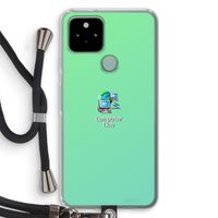Win98: Pixel 5 Transparant Hoesje met koord