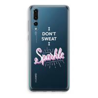 Sparkle quote: Huawei P20 Pro Transparant Hoesje