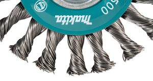 Makita D-73405 Ronde borstel 115 mm metaal X-Lock 1 stuk(s)