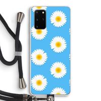 Margrietjes: Samsung Galaxy S20 Plus Transparant Hoesje met koord