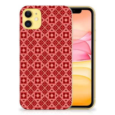 Apple iPhone 11 | TPU bumper | Batik Rood