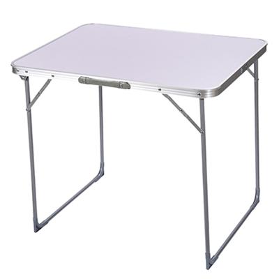 CM Camping tafel - aluminium - lichtgewicht - wit - 80 x 60 x 70 cm