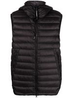 C.P. Company gilet matelassé à capuche - Noir