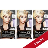 L'Oréal Paris Préférence Féria P01 Asblond - Voordeelverpakking - 3 stuks