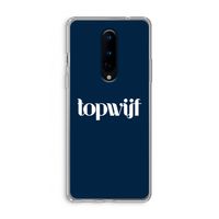 Topwijf Navy: OnePlus 8 Transparant Hoesje