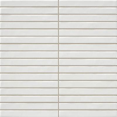 Pencil Kromo White mozaiektegel 35x35