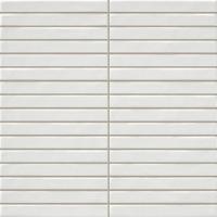 Pencil Kromo White mozaiektegel 35x35